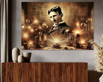 Nikola Tesla's ingenieuze uitvindingen elektrificeren van artefacti