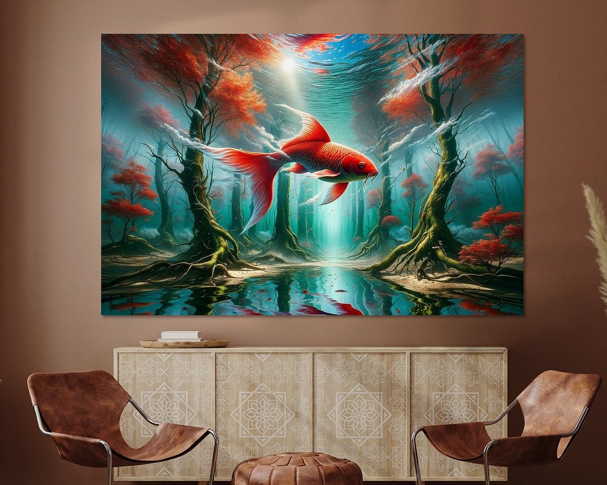 Example of the artwork in a room