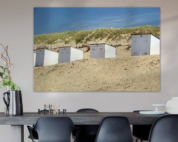 Strandhuisjes Texel von Marieke Borst