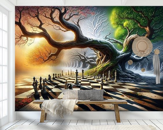 Example of the artwork in a room