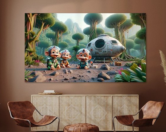 Example of the artwork in a room
