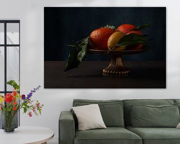 Still life with citrus fruits by Renee Klein