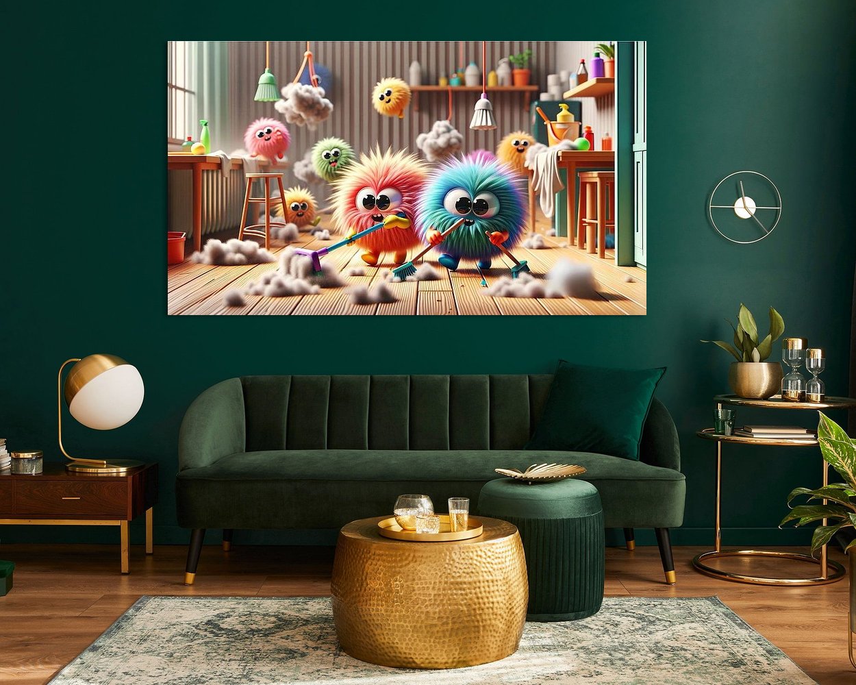 Example of the artwork in a room