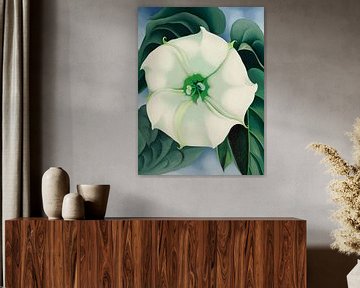 Georgia O'Keeffe - Jimson Weed-White Flower Nr. 1 1932 van Vivanne