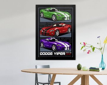 Dodge Viper SRT-10 Muscle Car van Adam Khabibi