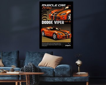 Dodge Viper SRT-10 Muscle Car van Adam Khabibi