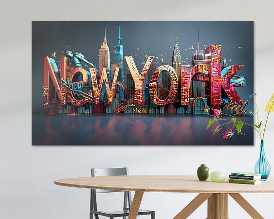 Example of the artwork in a room