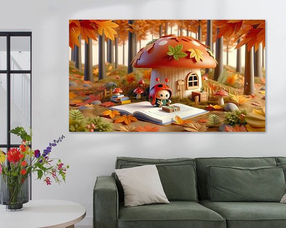 Example of the artwork in a room