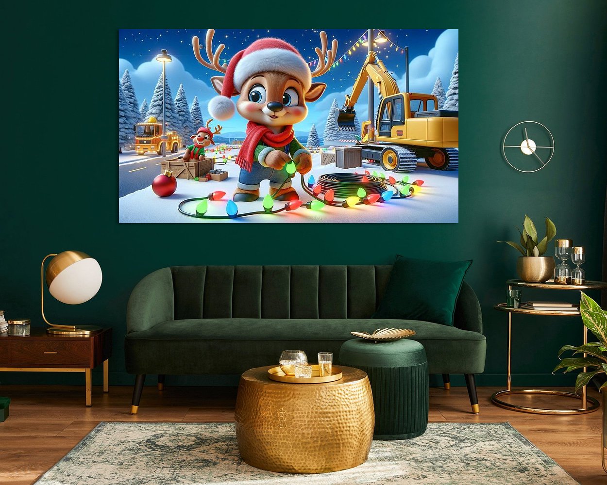 Example of the artwork in a room