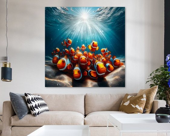 Example of the artwork in a room