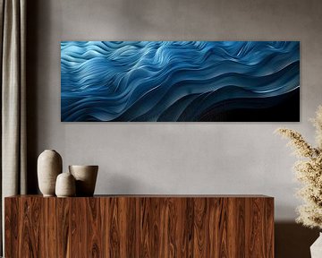 abstract wavy background by Jonas Weinitschke