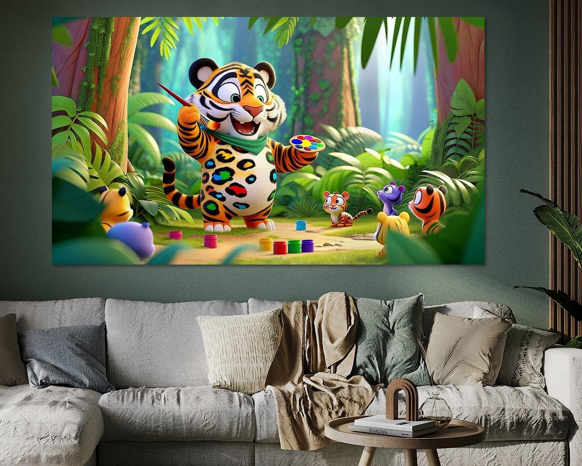 Example of the artwork in a room