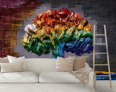 Example of the artwork in a room