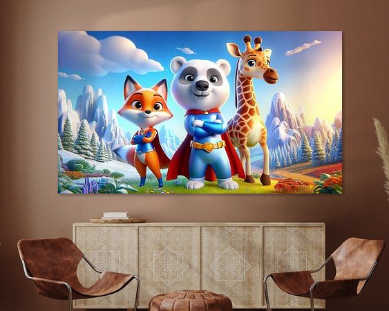 Example of the artwork in a room