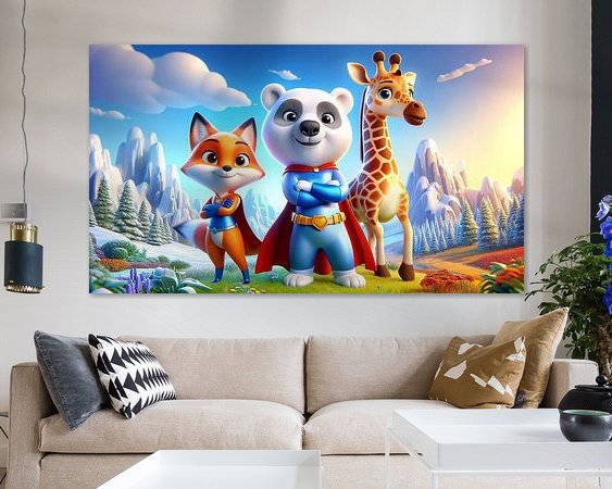 Example of the artwork in a room