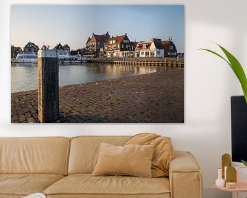 Harbor view in Volendam by Chris Snoek