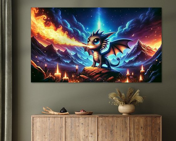 Example of the artwork in a room