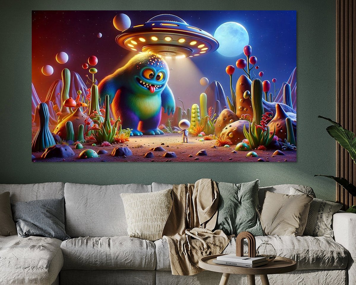Example of the artwork in a room