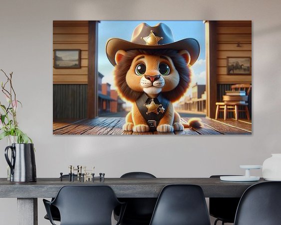 Example of the artwork in a room