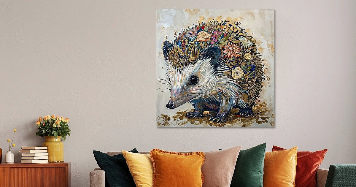 Hérisson par l'artiste Art Merveilleux