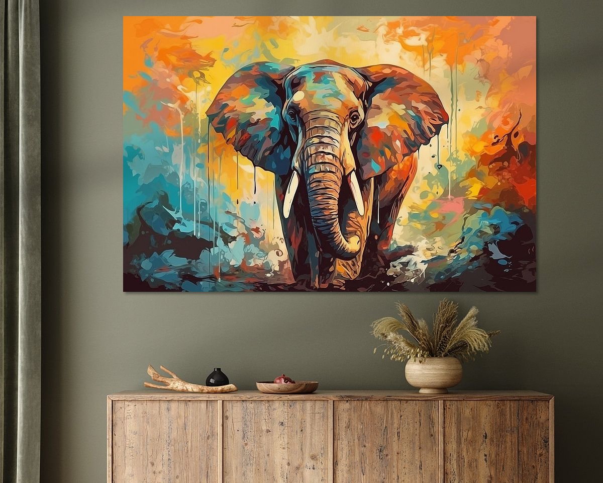 Example of the artwork in a room