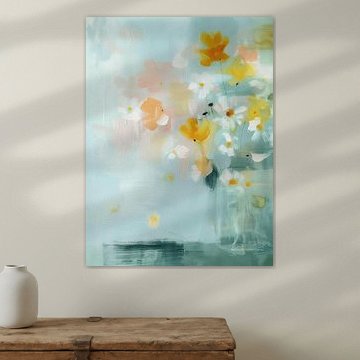 Blumen im Japandi-Stil von Japandi Art Studio