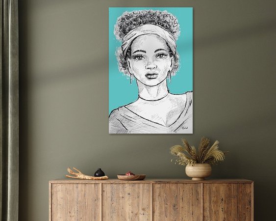 Example of the artwork in a room