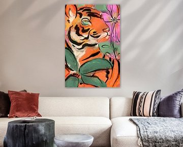 Tiger In Jungle No 2 by Treechild