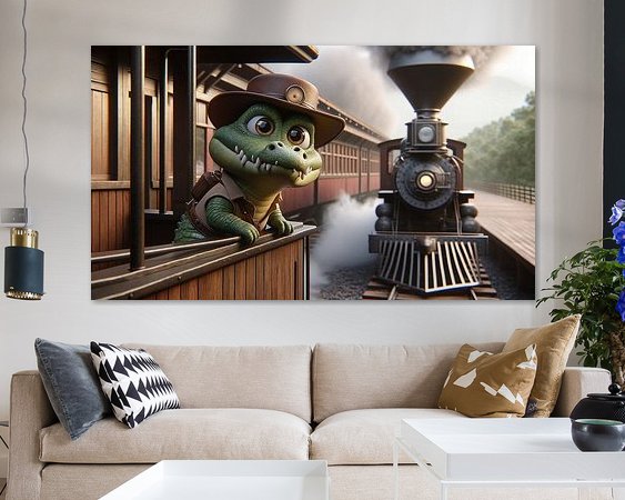 Example of the artwork in a room