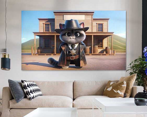 Example of the artwork in a room