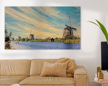 Werelderfgoed Kinderdijk. van Jan Golverdingen