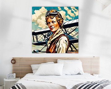Amelia Earhart by Gert-Jan Siesling