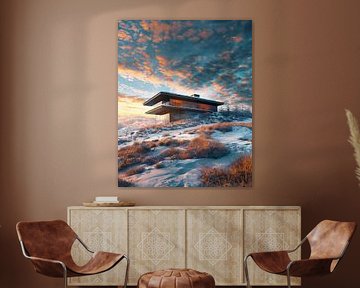 Zauberhaftes Licht über Landschaft