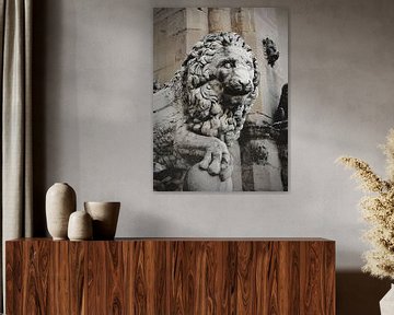 Imposante leeuw van Studio Mirabelle