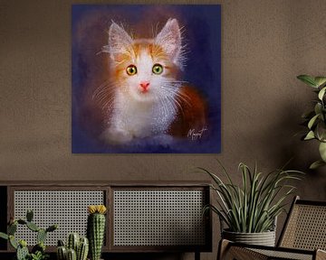 Schilderij Kitten van Plus Passie