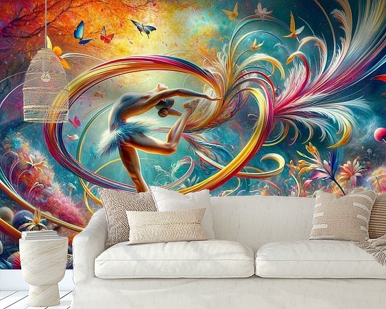 Example of the artwork in a room