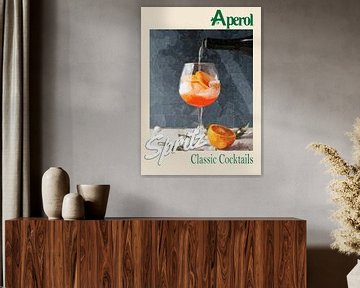Aperol Spritz - Classic Cocktails Pour by Gunawan RB
