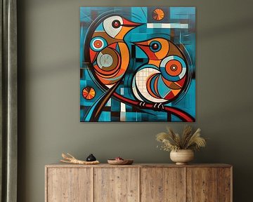 Feathered Friends Unplugged by ARTEO Paintings