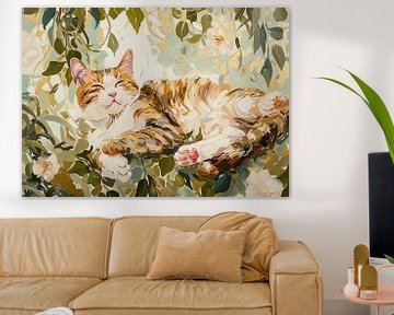 Peinture chat | Peinture chat sur Art Merveilleux
