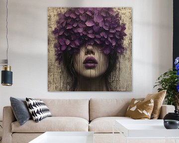 Purple Siren Whispers van Kunst Kriebels