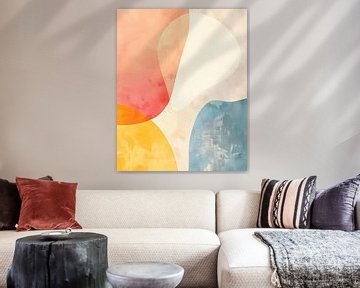 Colourful shapes by But First Framing