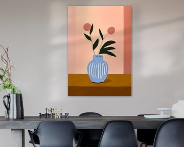 Vase Matisse inspired Stillleben von Niklas Maximilian