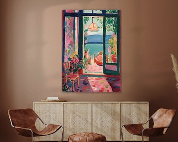 Matisse inspriert Open Window Fauvist von Niklas Maximilian