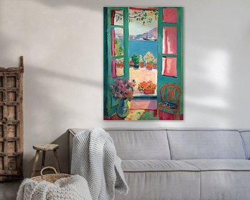 Matisse inspires Open Window by Niklas Maximilian