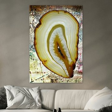 Die Schönheit des Achatsteins .