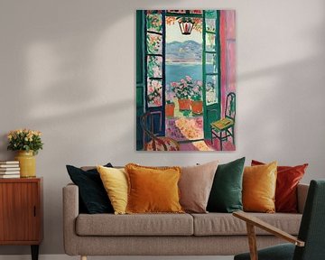 Henri Matisse inspiriert Mediterran von Niklas Maximilian