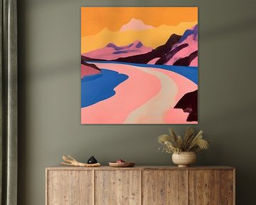 Henri Matisse inspired landscape by Niklas Maximilian