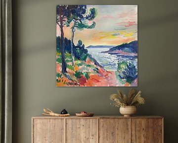 Op Henri Matisse geïnspireerd landschap van Niklas Maximilian