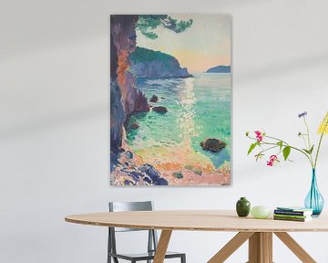 Matisse inspiriert Küste Strand von Niklas Maximilian