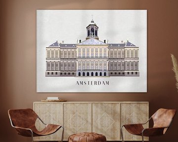 Palace on Dam Square by Stedenkunst